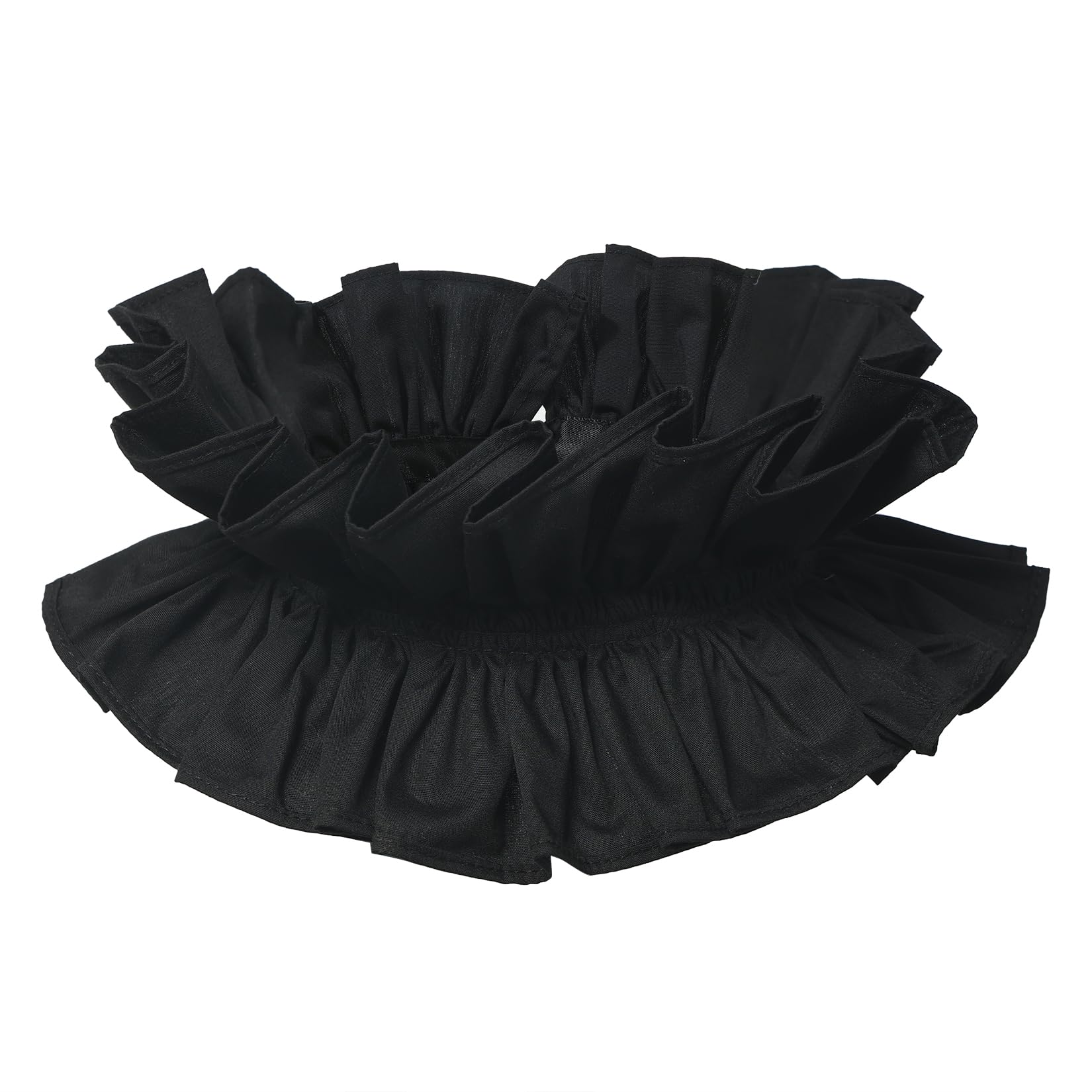 Mavikim Women's Pleated Stand-up Collar Renaissance Court Ruffle Vintage Victorian Elizabethan Faux Collar — image 1