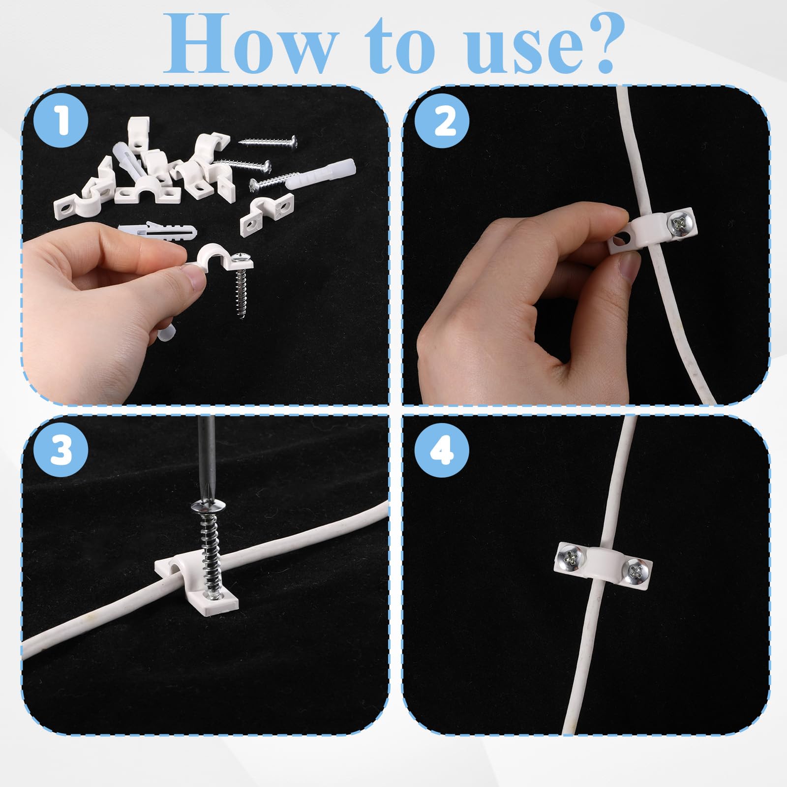 Wire Shelf Clips - Hold Shelves Securely -4 Wire Shelf Clips - Hold Shelves Securely -4