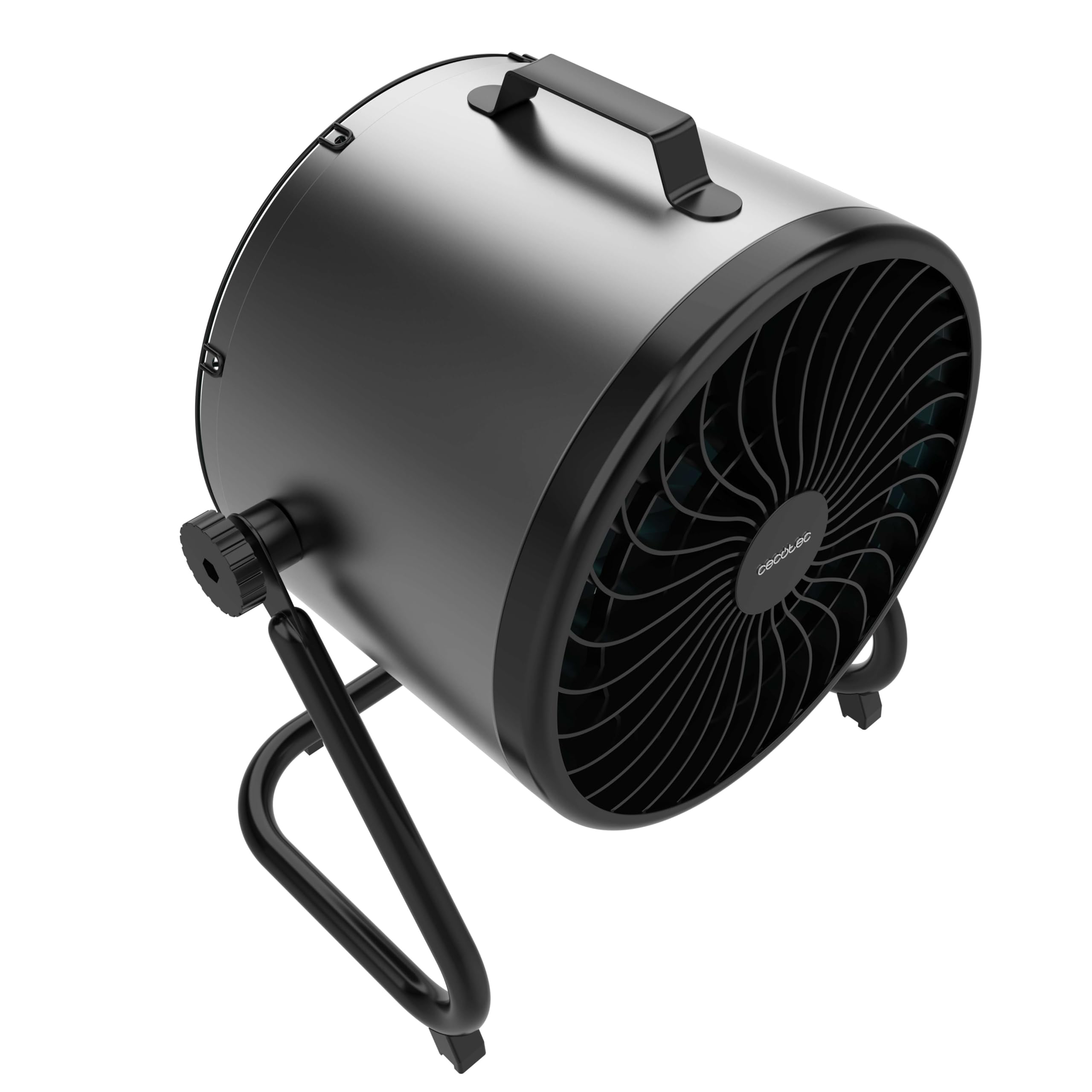 Cecotec Ventilatore da Pavimento Industriale Proindustry Flowcannon. 150W, Carcassa Metallica, 3 Velocità, 1300RPM, Flusso Aria 4800m³/h, Griglia Protettiva, Design Stabile, Inclinazione Regolabile