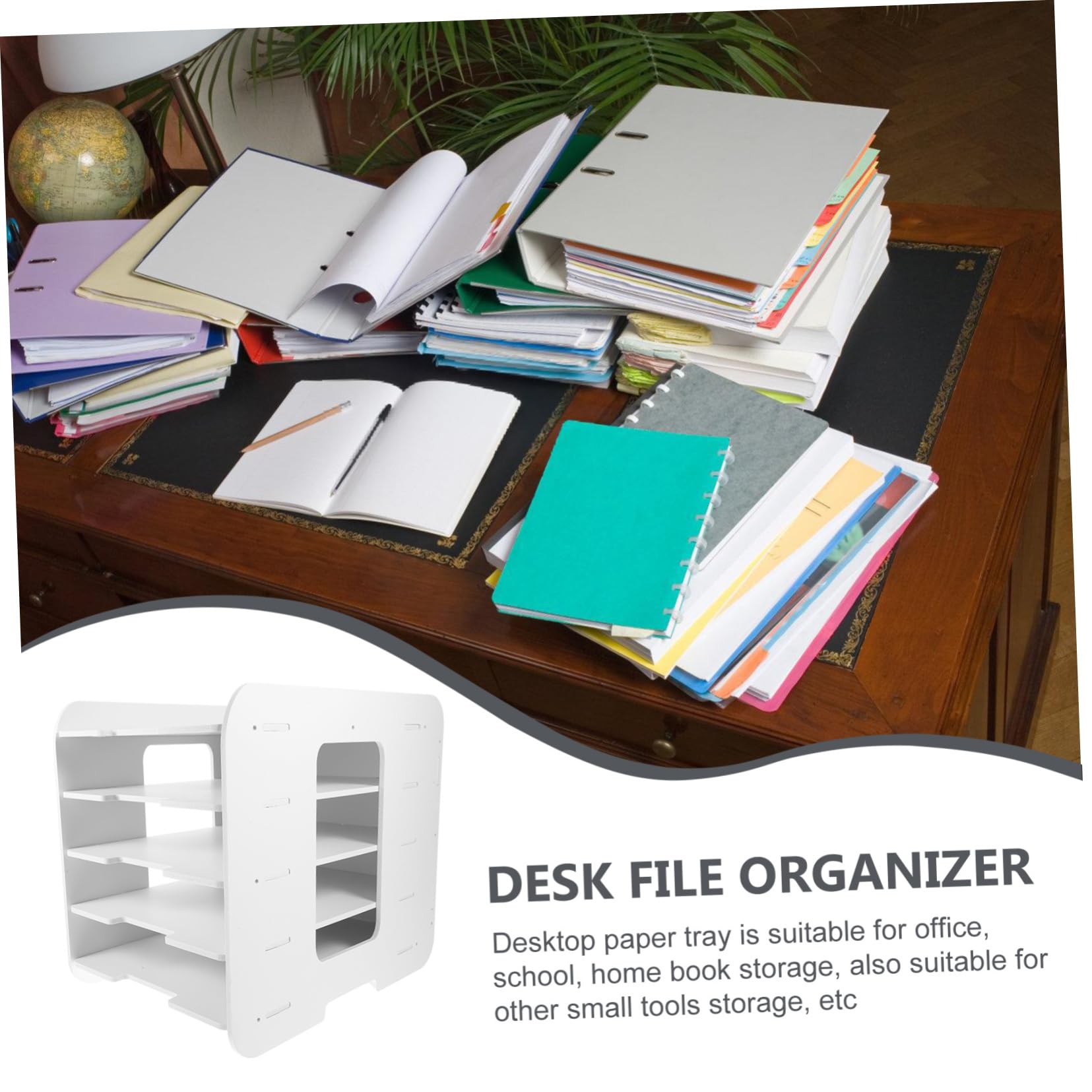 Garneck Portadocumenti Organizer Per Documenti Cartacei Espositore Per Documenti Da Scrivania Contenitore Per Ufficio Leggero e Pratico