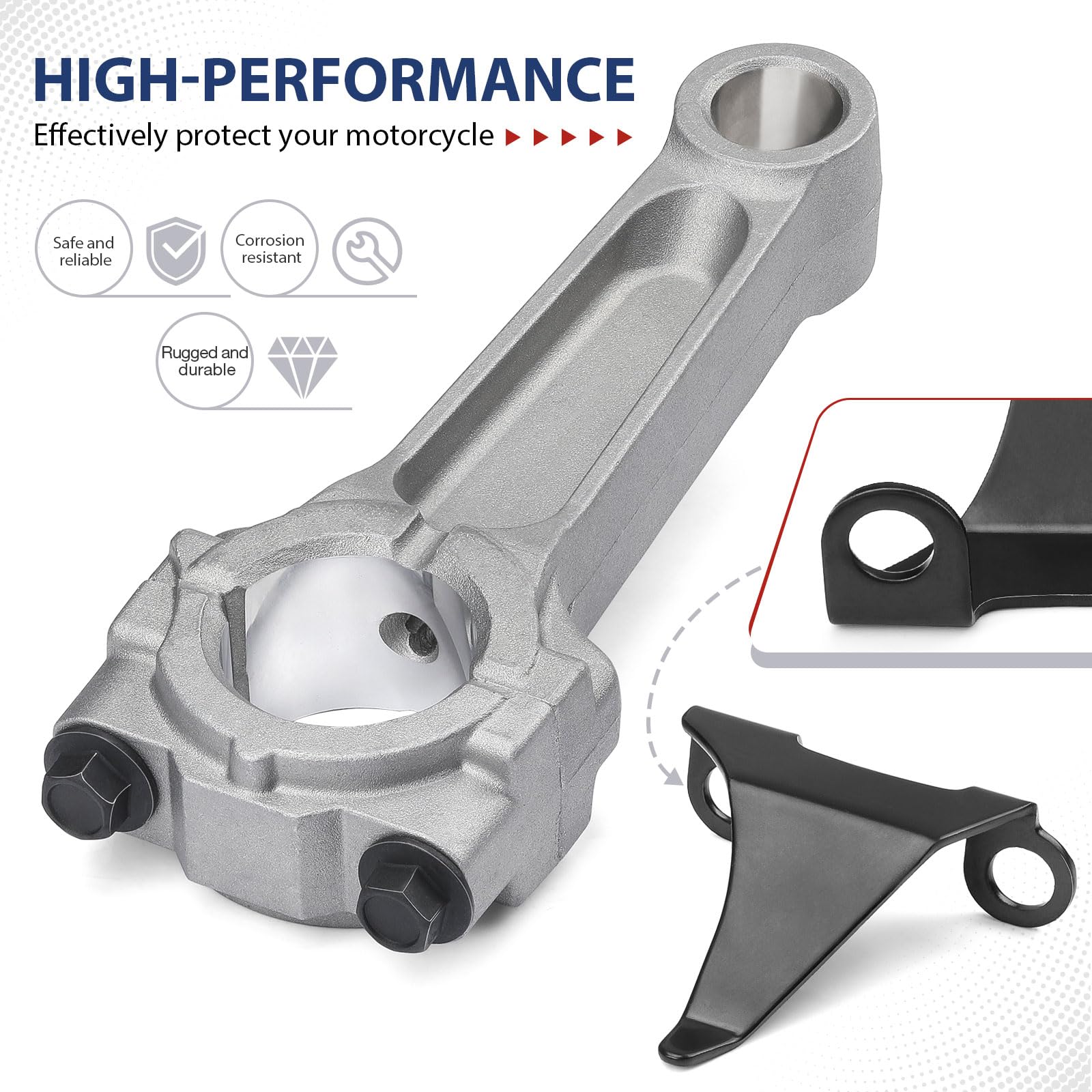 Amazon.com: Connecting Rod & Splasher for Kawasaki Club Car Gas