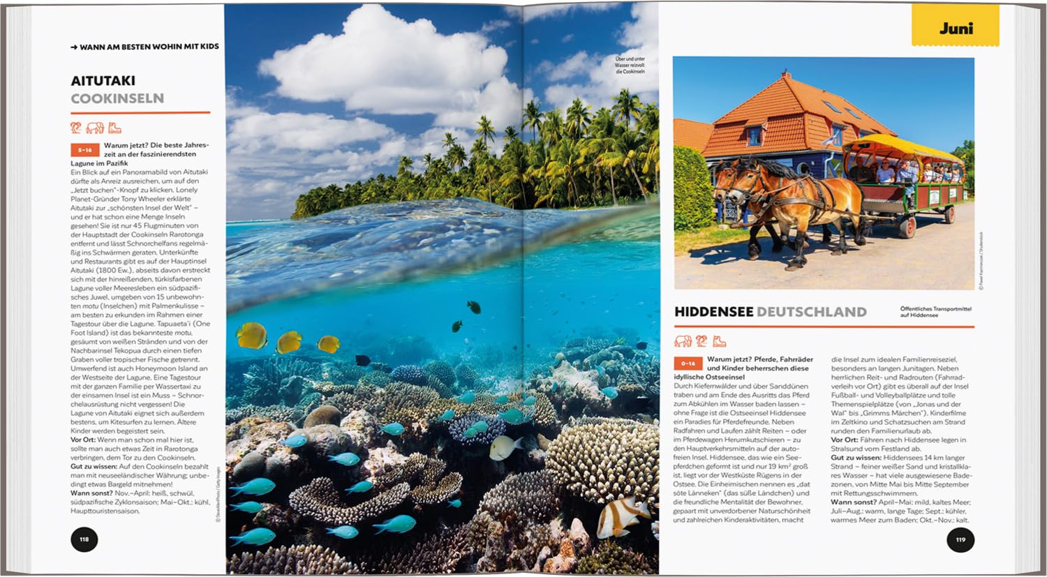 LONELY PLANET Bildband Wann am besten wohin mit Kids
