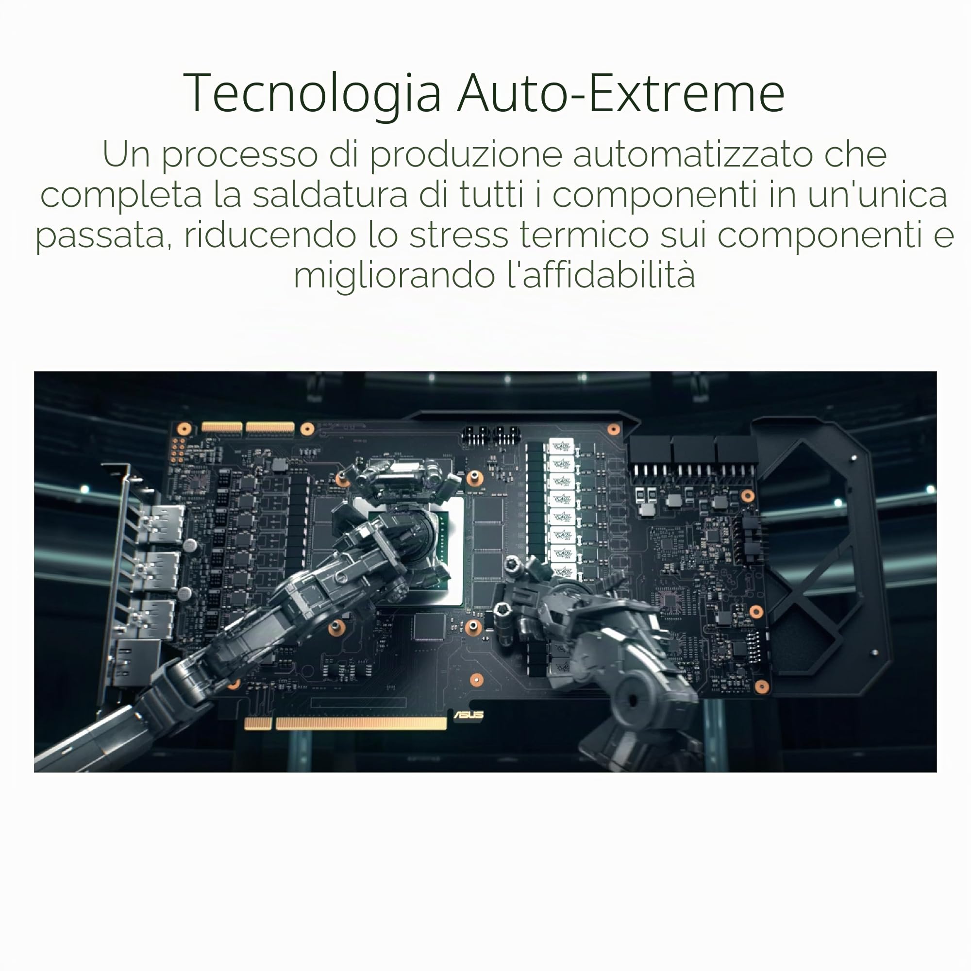 ASUS ROG Strix NVIDIA GeForce RTX 4080 SUPER OC Edition Scheda Grafica 16 GB GDDR6X, 256 Bit, PCIe 4.0, HDMI, DisplayPort, Bianco, ROG-STRIX-RTX4080S-O16G-WHITE