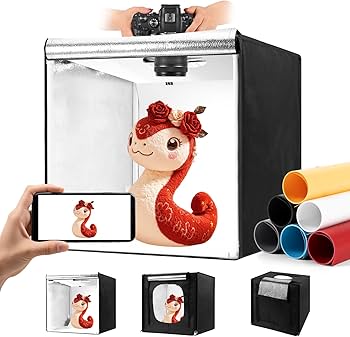 Amazon.com : Photo Light Box, Portable 12/16/20/24/32 Inch Photo