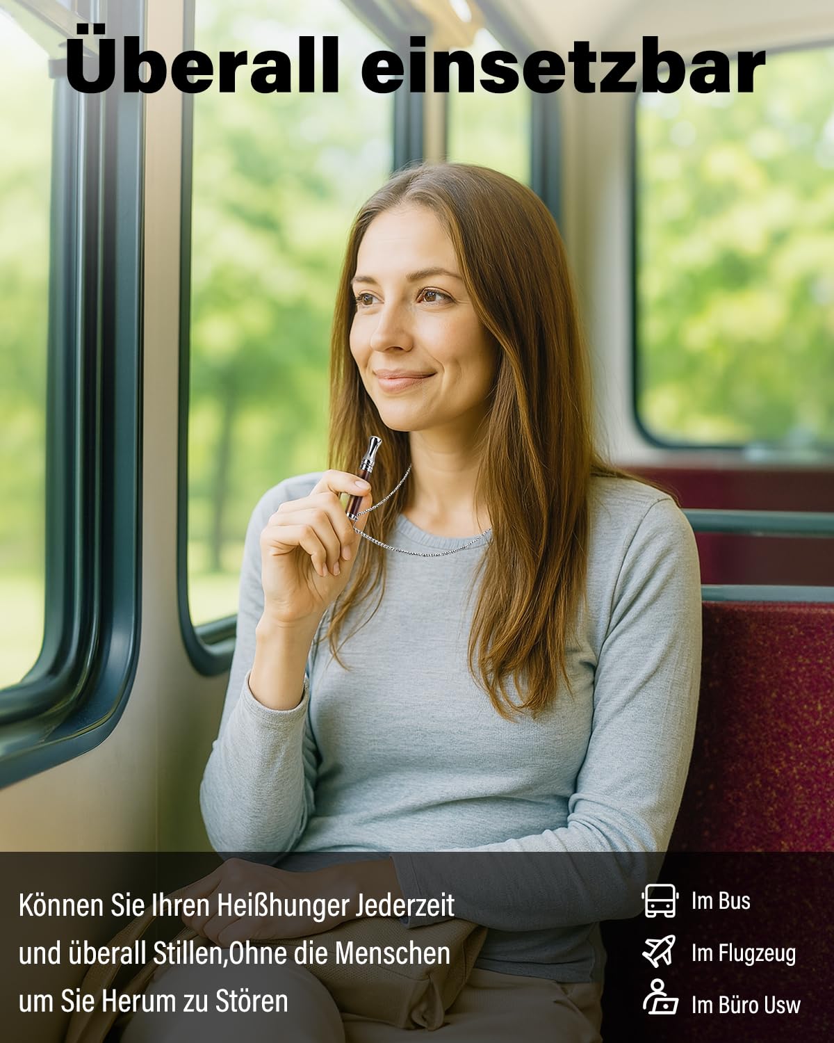 Rauchentwöhnung Hilfsmitte,Wagxoey Rauchentwöhnung Hilfsmittel mit 12 Gratis Filtern– Nikotinfreie Filter Stressabbau & Atemtraining Tigeraugenfarbe