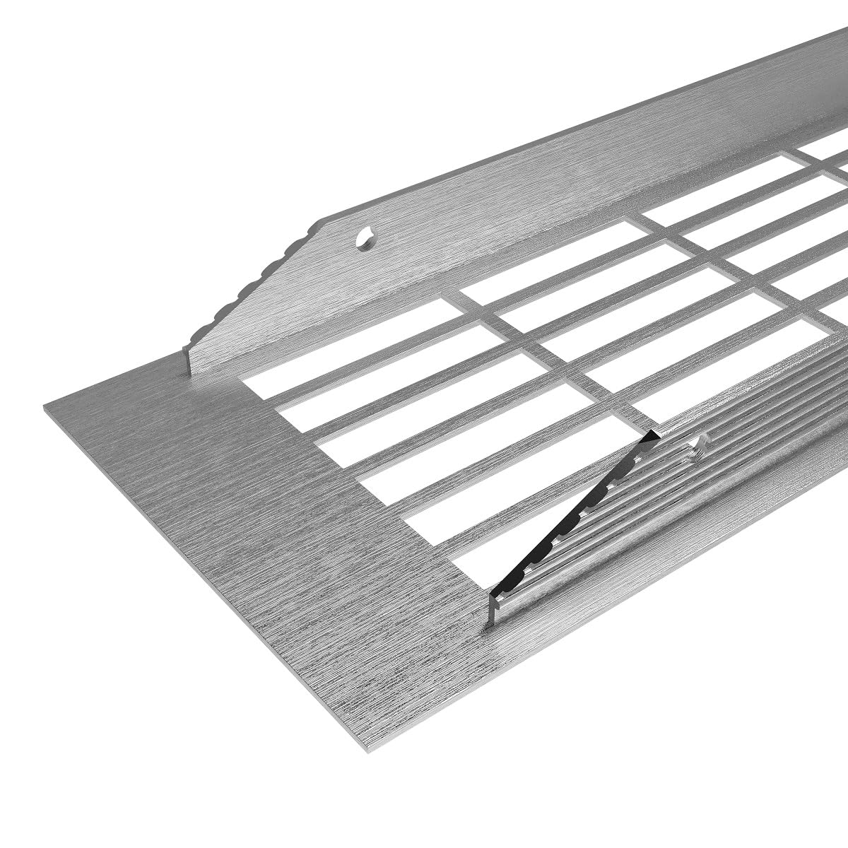 MS Beschläge Grille De Ventilation Ovale En Aluminium - Perforation