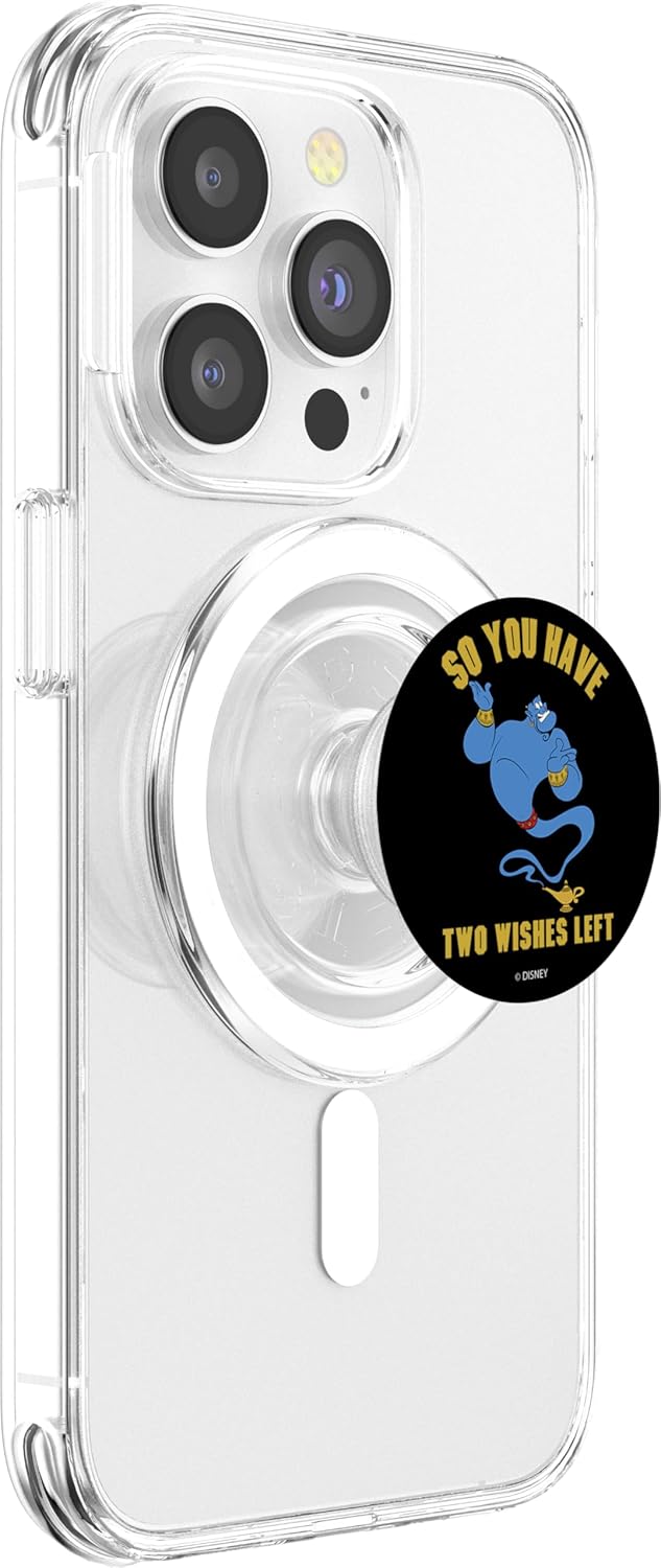 Disney Aladdin Genie So You Have Two Wishes Left PopSockets MagSafe PopGrip for iPhone