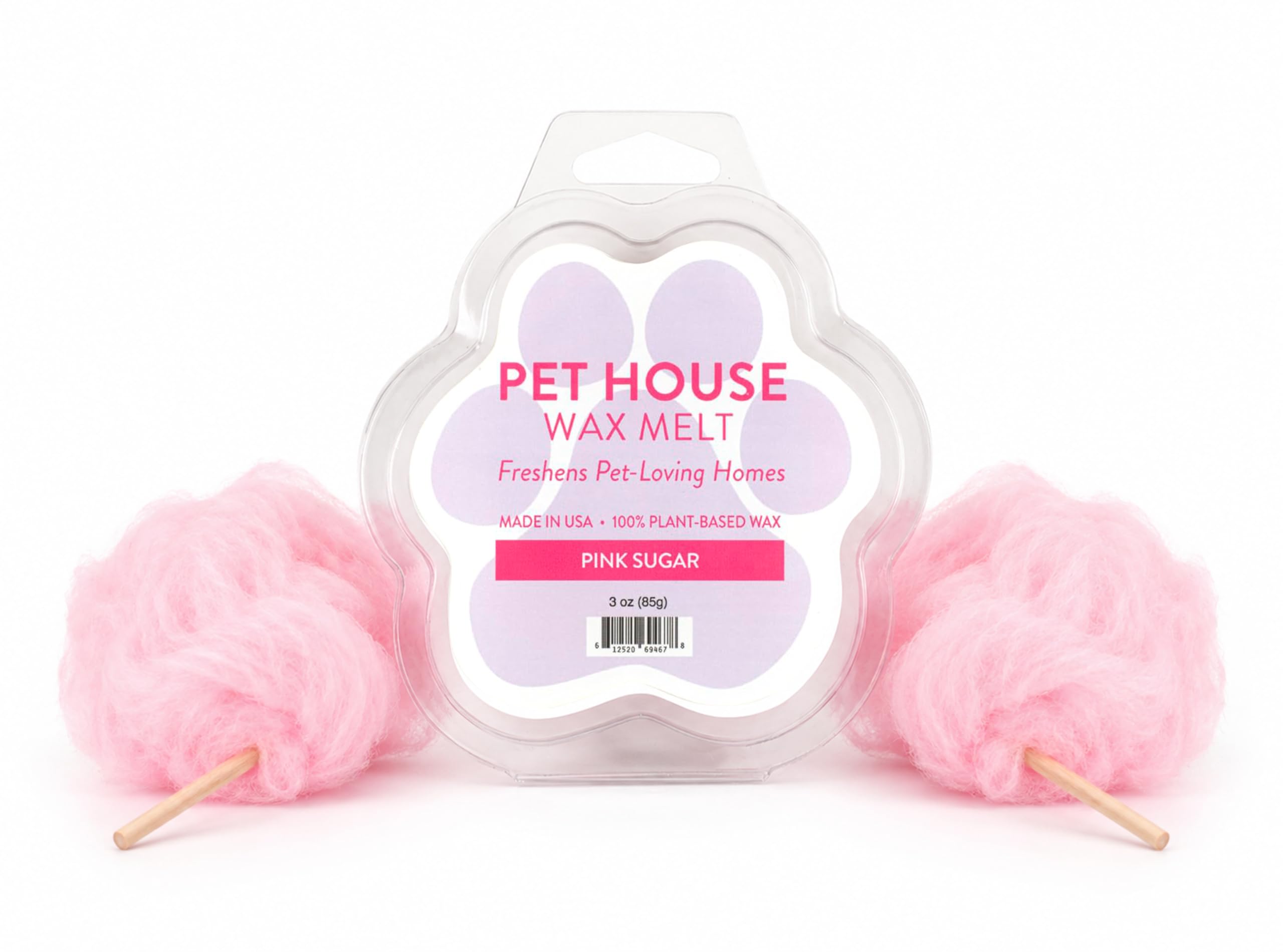 Pink Sugar Spring and Summer Wax Melts Plant-Based Wax, Pet House