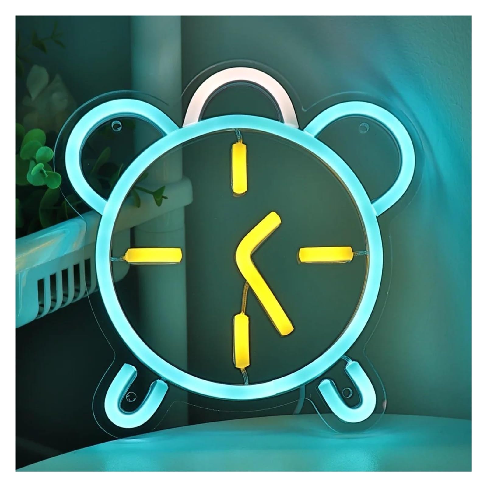 Lampada al neon Orologio per insegna al per neon per alimentazione per dimmerabile per luce per