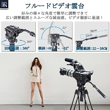 油圧式雲台機能付きプロ三脚 Manfrotto JP-MK190C4-3WG 190プロカーボン4段三脚+XPROギア付き