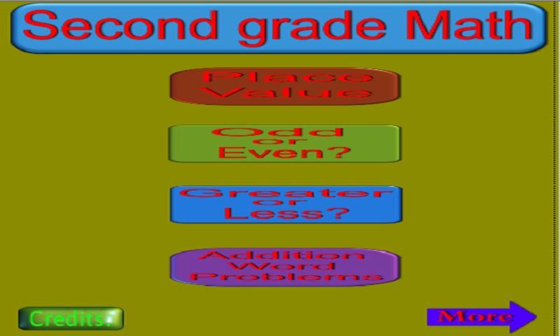 Second grade math - App on Amazon Appstore