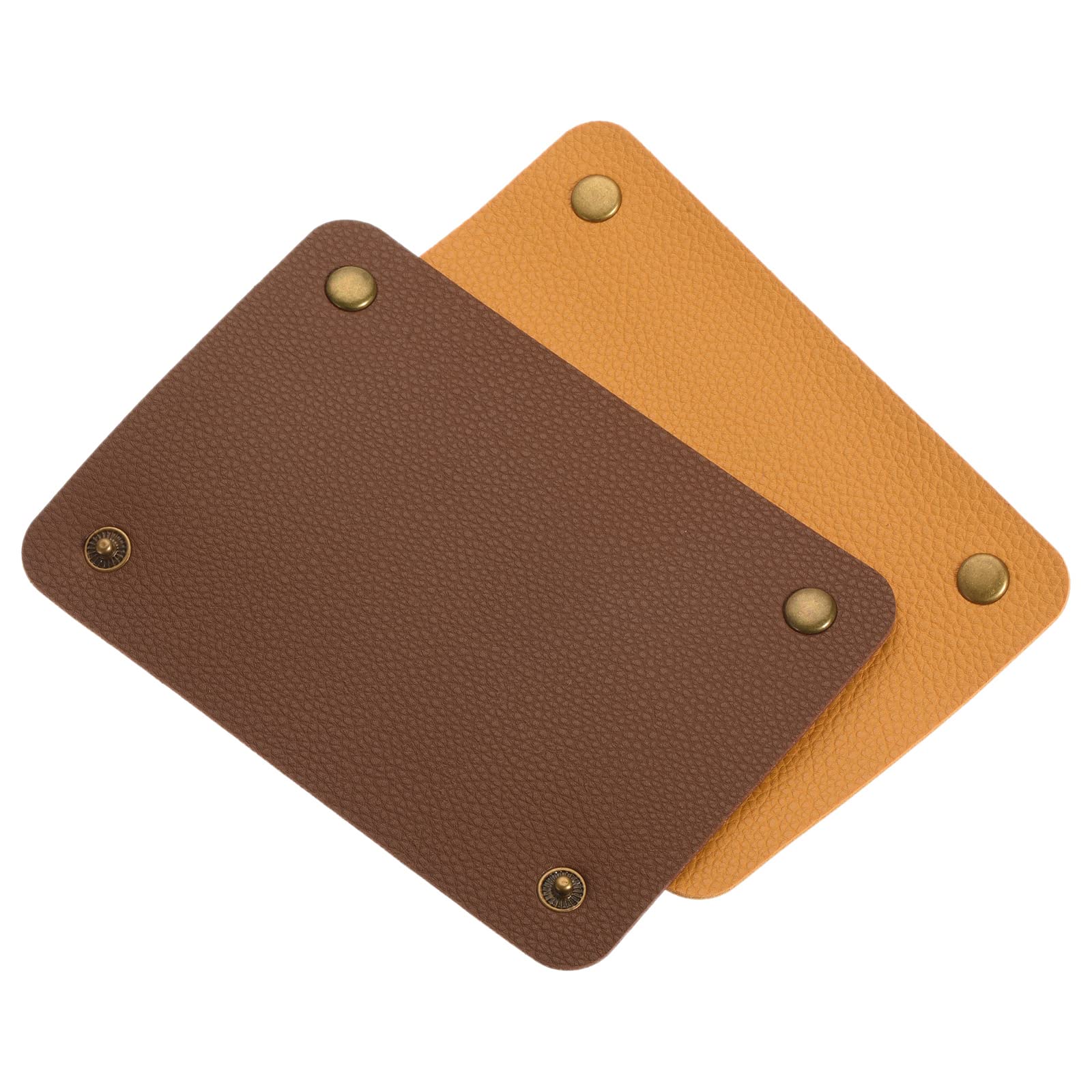 2 Poignées En Laiton Pour Sac à Main - Couverture Protectrice Noir/marron - Neuf