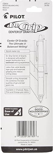 Miniatura 10 de Pilot Dr Grip Bolígrafo retráctil centro de gravedad punta mediana M