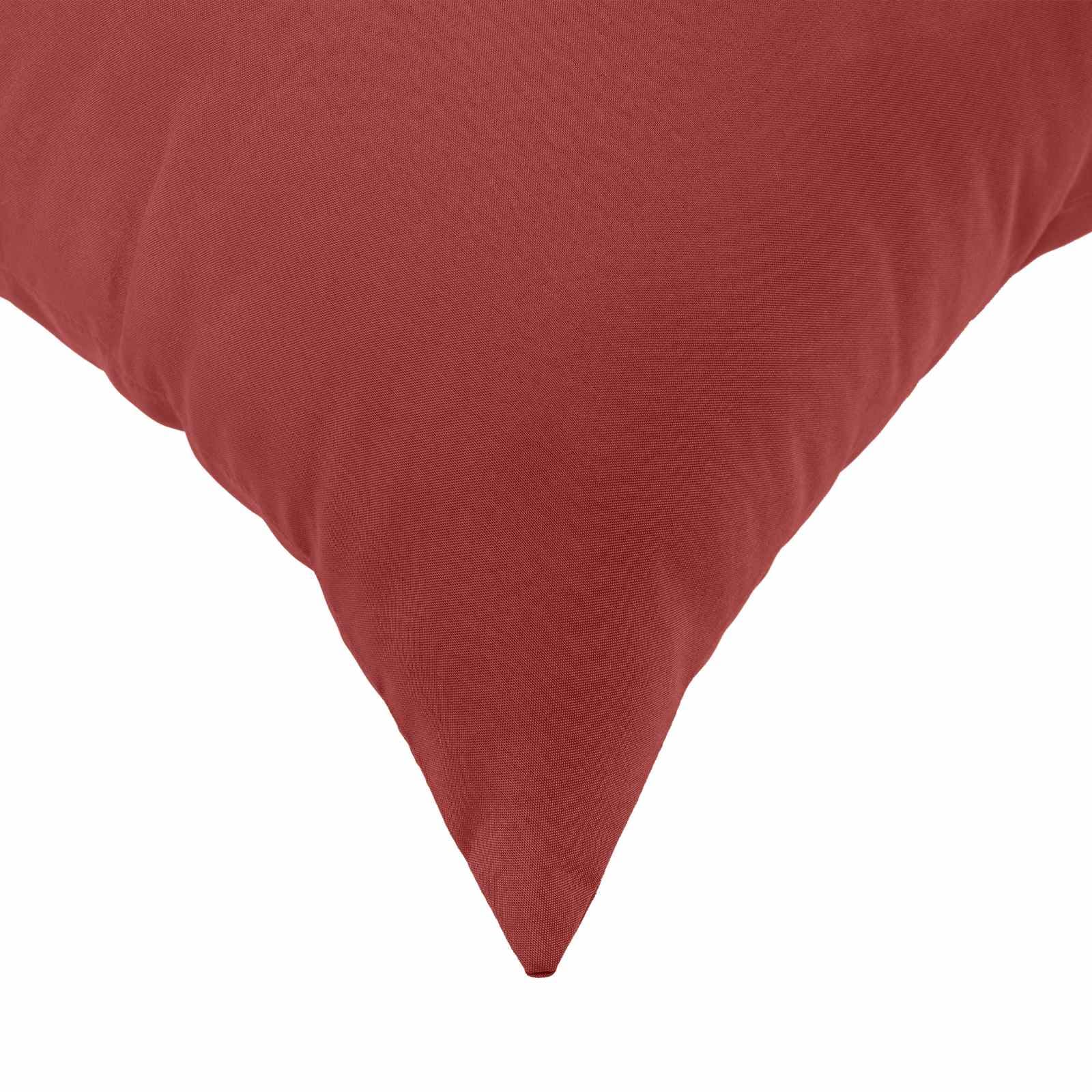 Federa per cuscino, 6 pezzi, 50 x 70 cm, colore: rosso vino 100% poliestere