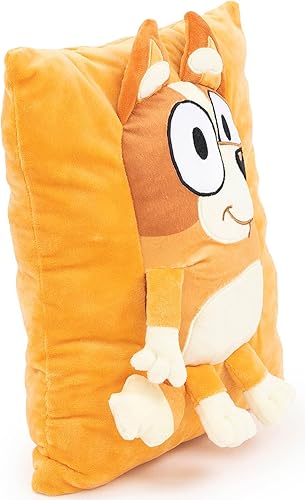 Miniatura 2 de Bluey Bingo Snuggle Pillow - Almohada decorativa de felpa súper suave mide 15 pulgadas producto oficial