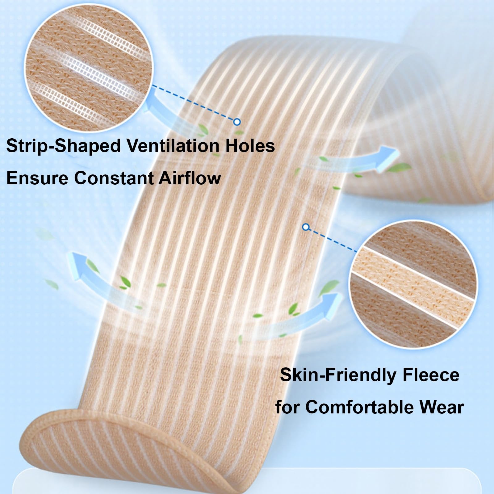 Fascia Ernia Ombelicale per Uomo E Donna, Fascia Addominale Contenitiva con Cuscinetto di Compressione Ventilato per la Pressione Addominale, Delicata sulla Pelle(Pink,Large)