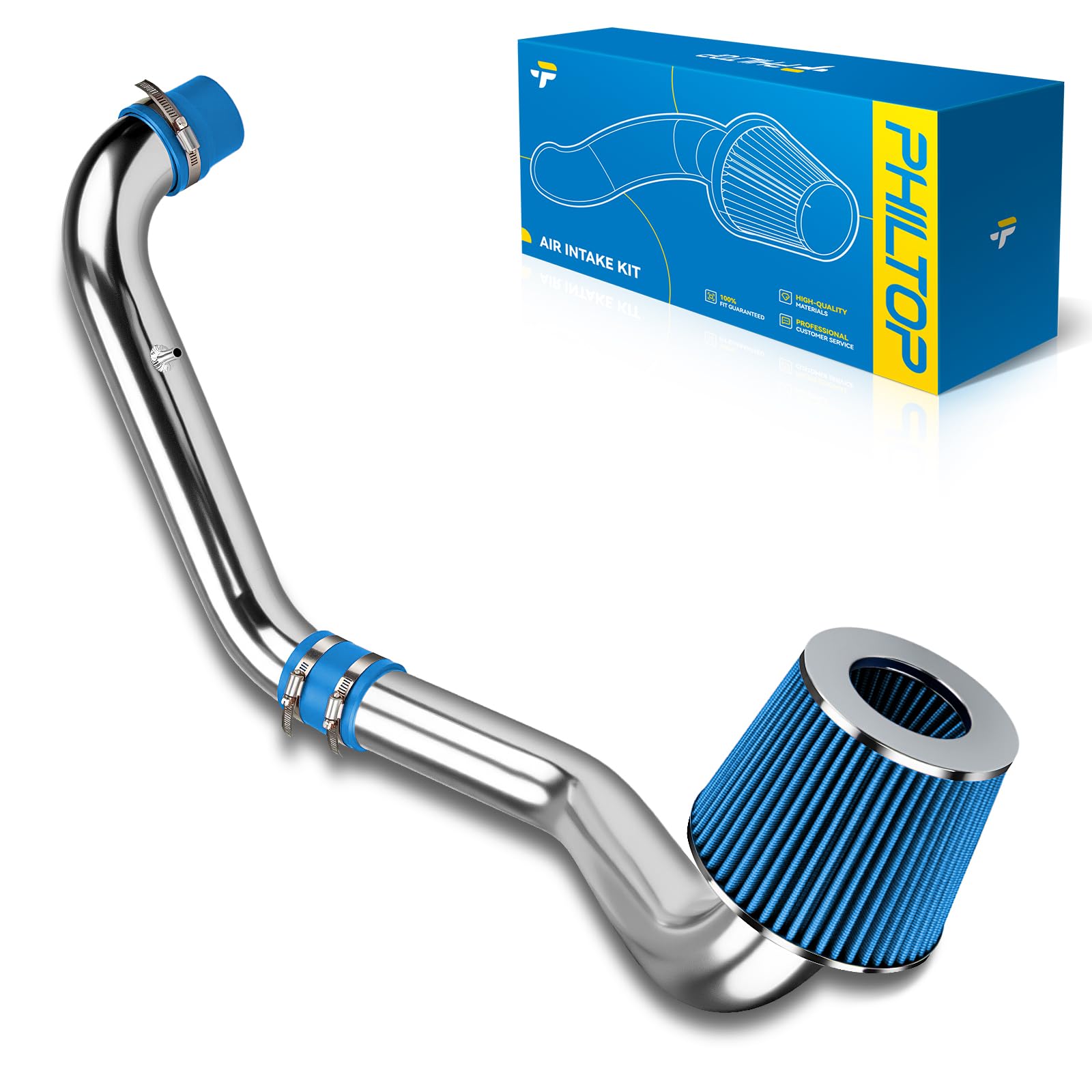 PHILTOP 2.75-Inch Cold Air Intake (Blue)