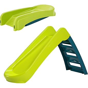 Flexi 2 Children's Slide Foldable Indoor & Outdoor Plastic From 18 Months Max. 30 kg Space-Saving Foldable Colourful Design