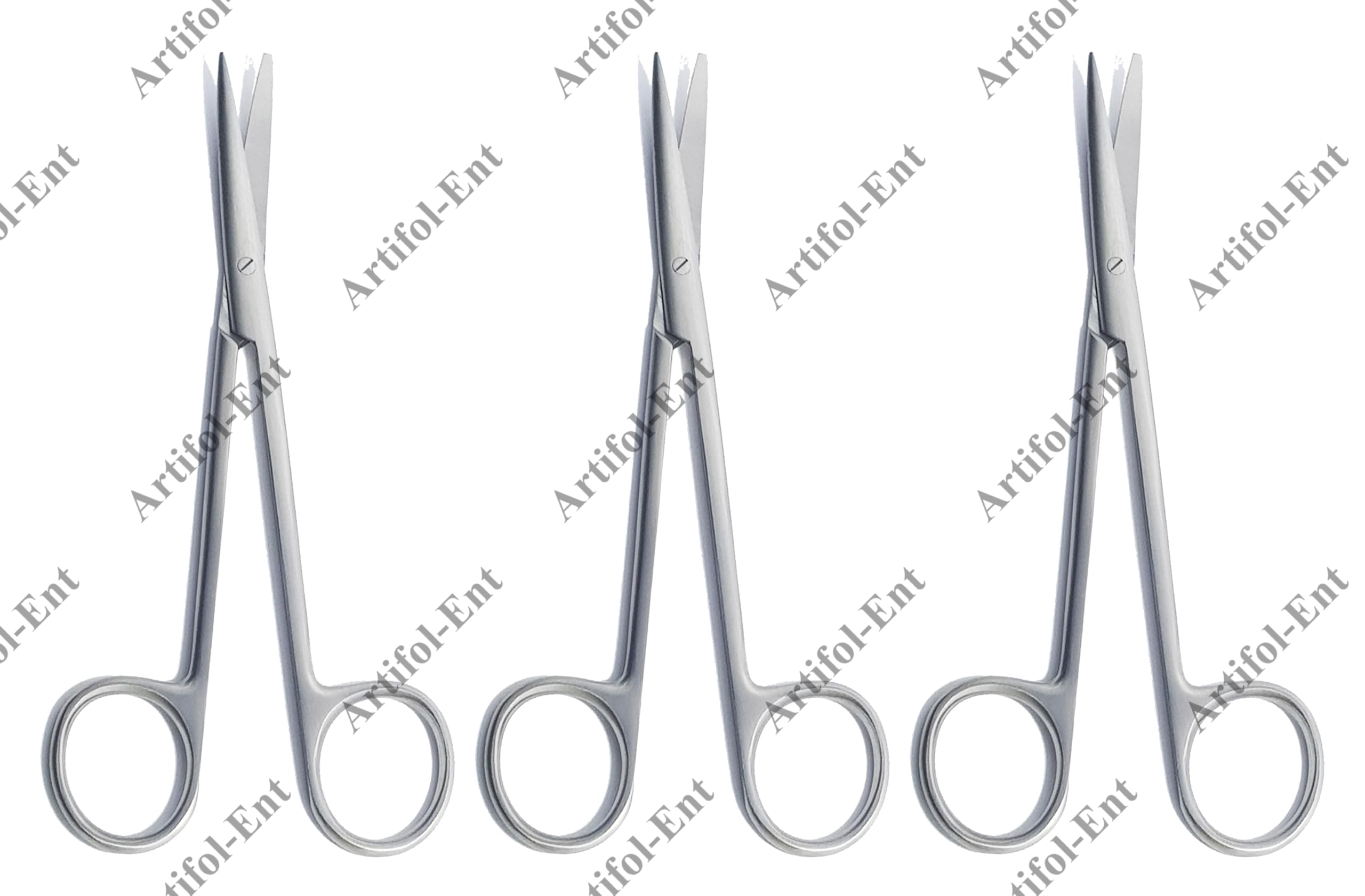 Metzenbaum Scissors Curved B/S - 14cm, 3pcs #AE-01-206
