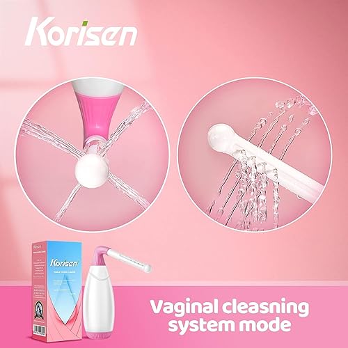 Miniatura 4 de Botella de ducha multifuncional para mujer, reutilizable, botella de peri boca abajo para cuidado posparto, ducha vaginal de tamaño de viaje,