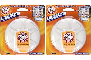 Arm & Hammer Fridge Fresh Refrigerator Odor Eliminator, 2 Pack