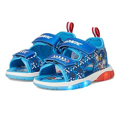 Josmo Sonic The Hedgehog Lighted Sandal (Toddler/Little Kid) Boys Shoes Blue