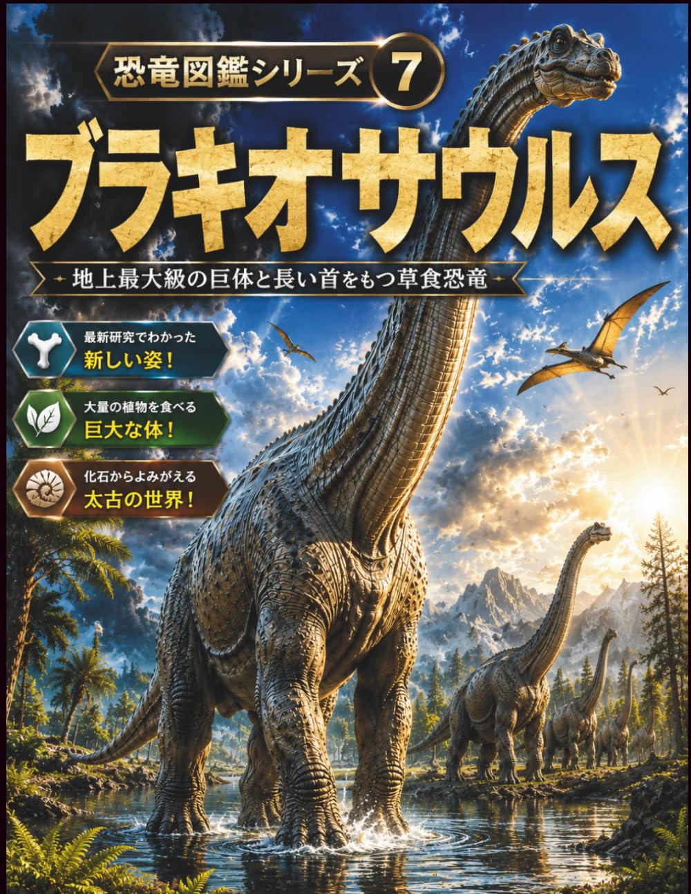 恐竜図鑑シリーズ⑦ ブラキオサウルス: くびを空高くのばした森のきょじん