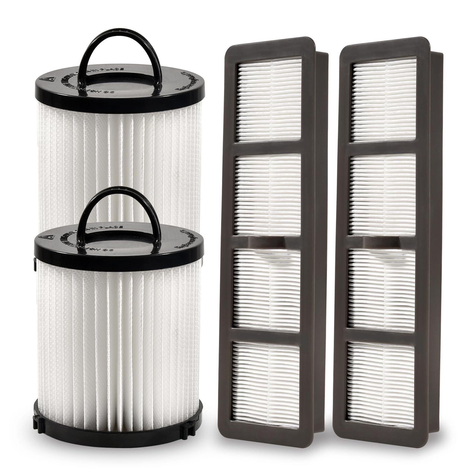 SaferCCTV Replacement EF6 HEPA Filter and Washable Reusable Cup Filter Vacuum Filter DCF21 Replace#67821, 68931, 68931A, EF91 Compatible with Eureka Airspeed AS1000 Series Upright Vacuum Cleaners (2