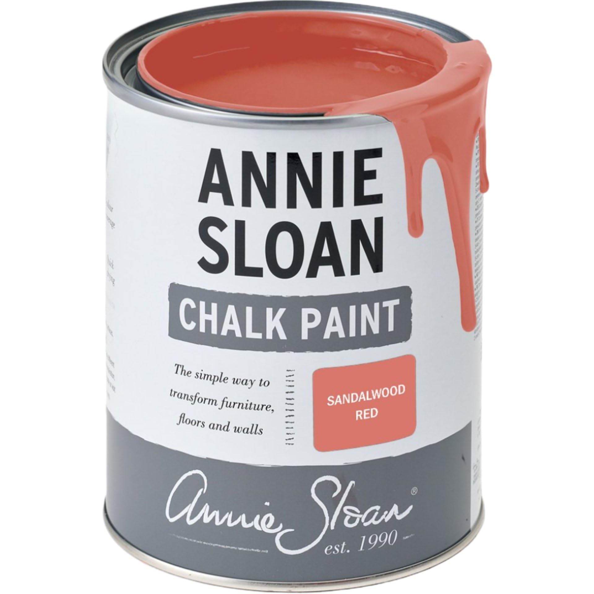 Sandalwood Matt Chalk Paint 1L Red Annie Sloan