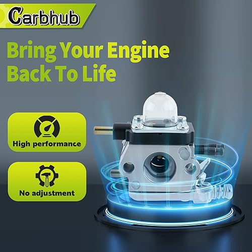 Miniatura 4 de Carbhub C1U-K54A Carburador para Mantis de 2 ciclos 7222 7222E 7222M 7225 7230 7234 7240 7920 7924 cultivadorcultivador con kit de repotencia de