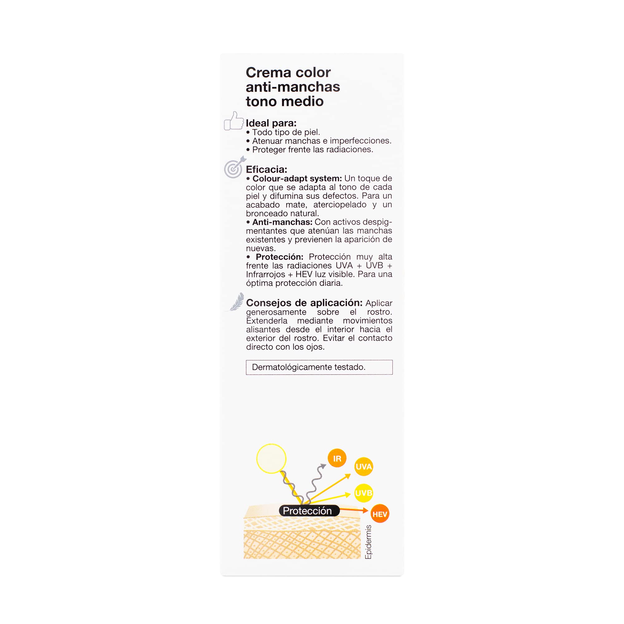 Bella Aurora, Cc Cream Anti-Manchas Tono Medio Spf50+ 30 Ml, Krem Do Twarzy Anty-Plam, Wielobarwny, U, Kobieta