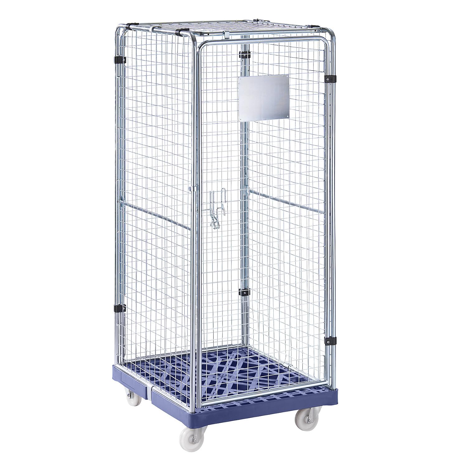 FRANKEL kaiserkraft | Roll-conteneur PROTECT | hauteur 1800 mm | bleu gentiane