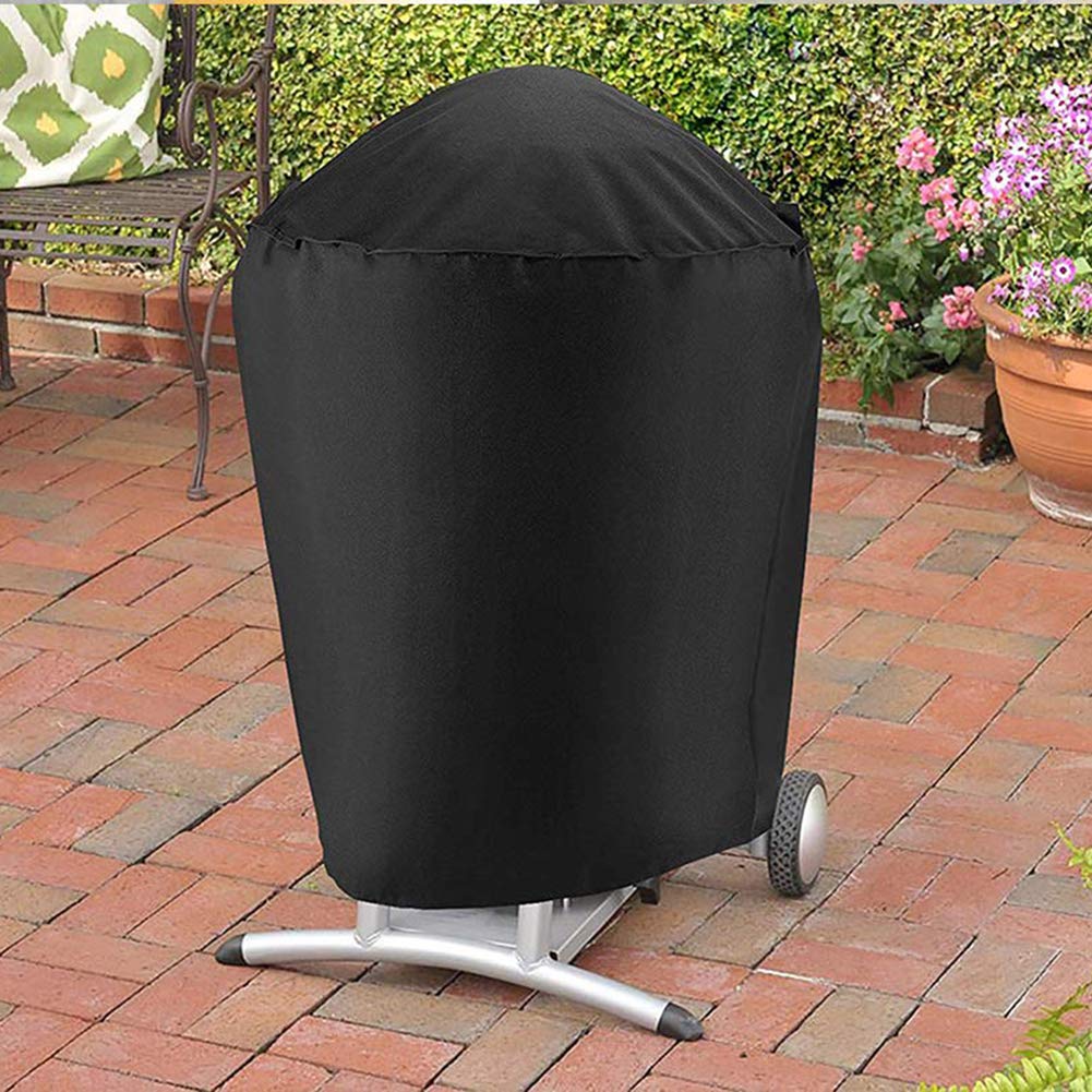 STTC Funda Barbacoa Redonda, 210T Oxford Anti-Viento/UV/Impermeabilidad Redondas Cubierta Protectora para Barbacoa,70x70cm
