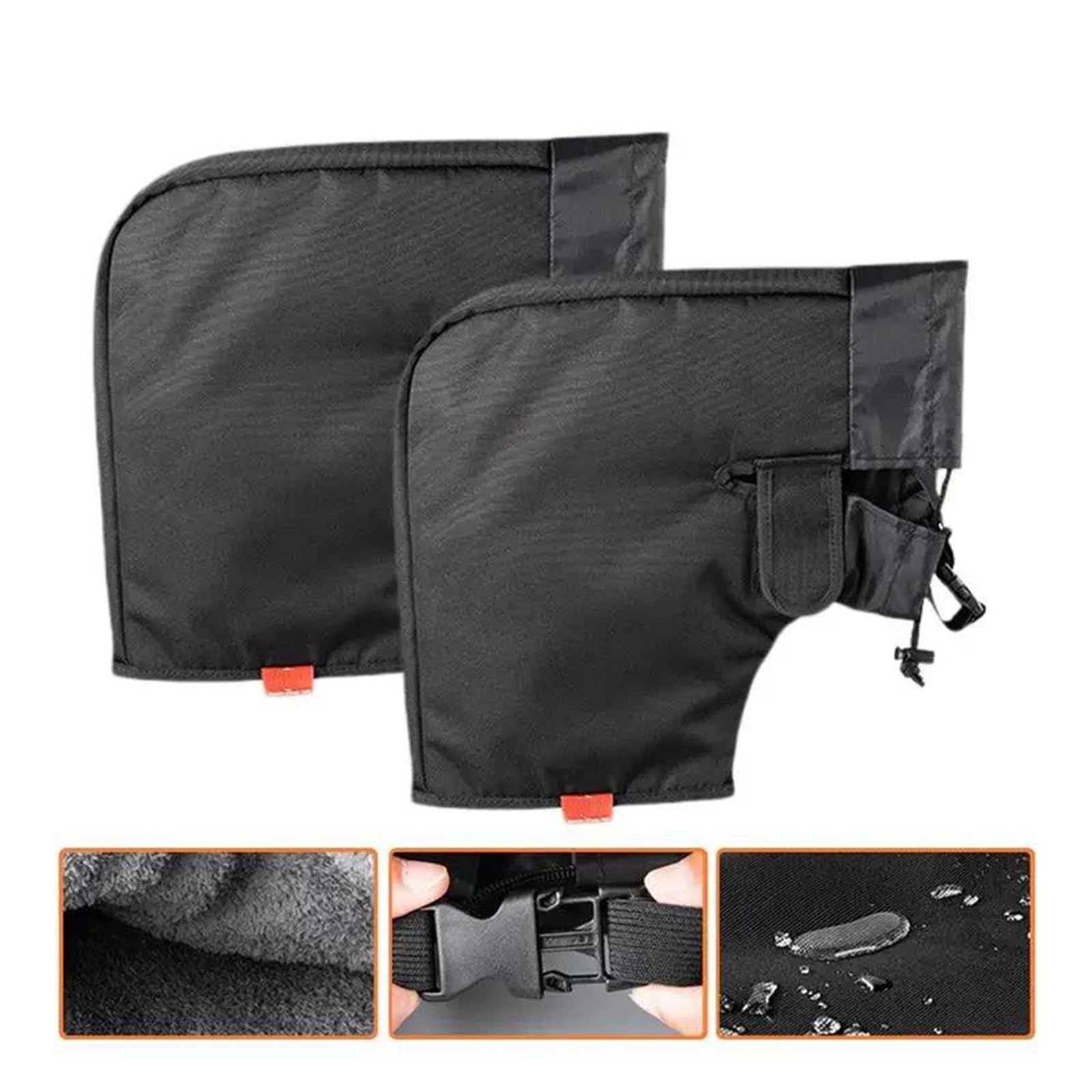 Guantes Térmicos para Motocicleta para Kymco DTX 125 250 350 360 Manoplas Térmicas De Invierno para Manillar De Moto