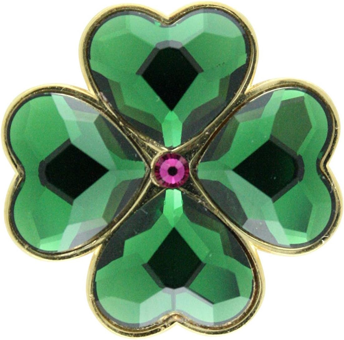 Bonjoc Lucky Charms Moss Swarovski Crystal Ball Marker