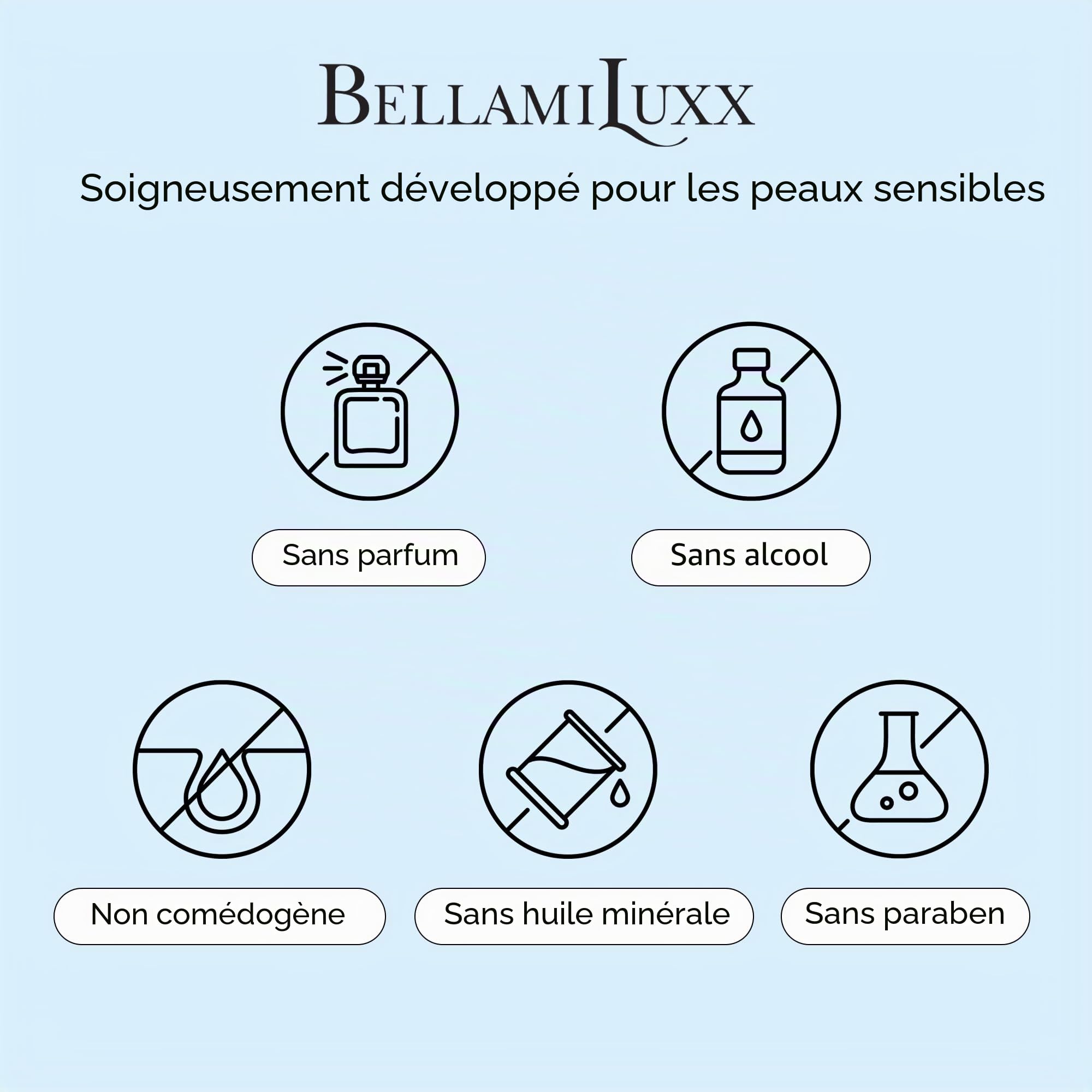 BellamiLuxx Traitement cystique de l'acné pour le visage : crème de traitement de l'acné hormonal pour adolescents et adultes - Acide salicylique et huile d'arbre à thé - Anti-acné hydratant réduit