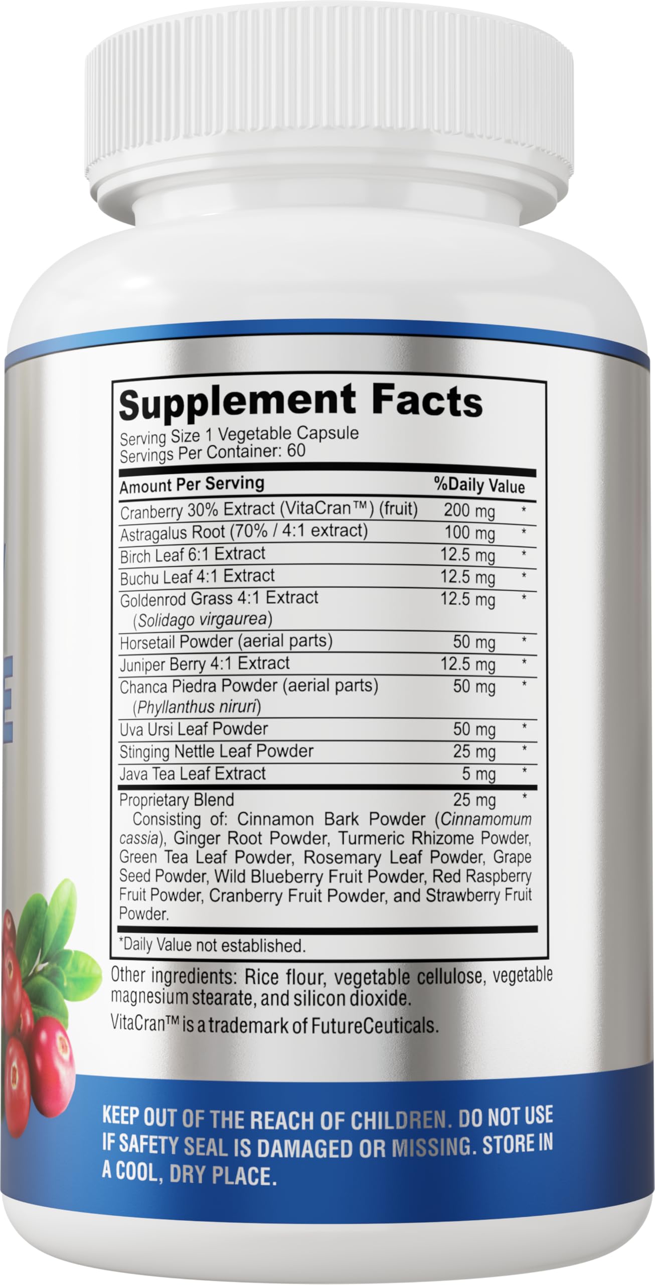 YUMMYVITE Herbal Kidney Cleanse with Cranberry Extract, 60 Capsules — Amazon image 5