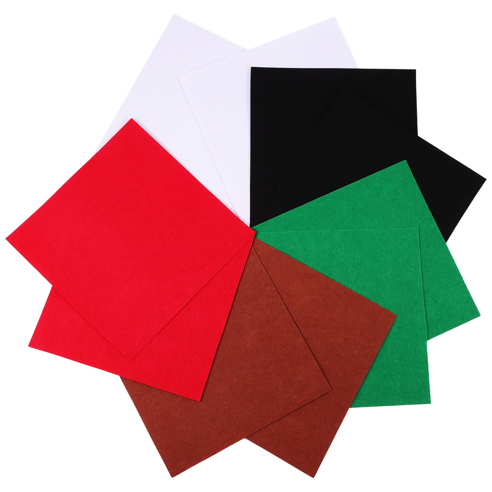 60stücke Teiliges Bunter Filzplatten Für Bastelprojekte Weihnachtsdekoration Für DIY-handarbeiten Kreative Gestaltungen