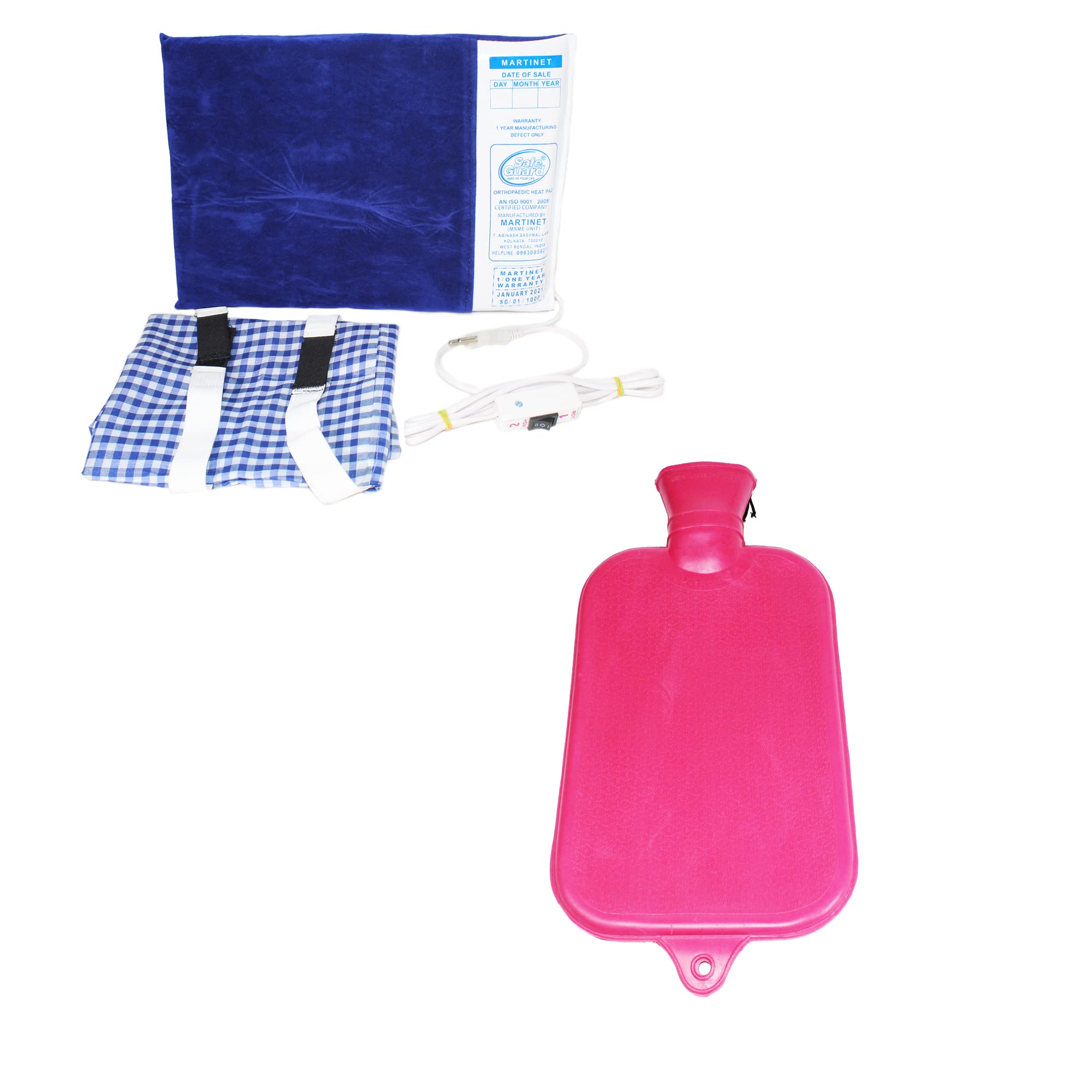 Electric Hot Pad- Heat Therapy- Safe Guard Regular-Hot Water Bag(BRC Duckback)- Pain Relief For Back Shoulder Elbow & Knee