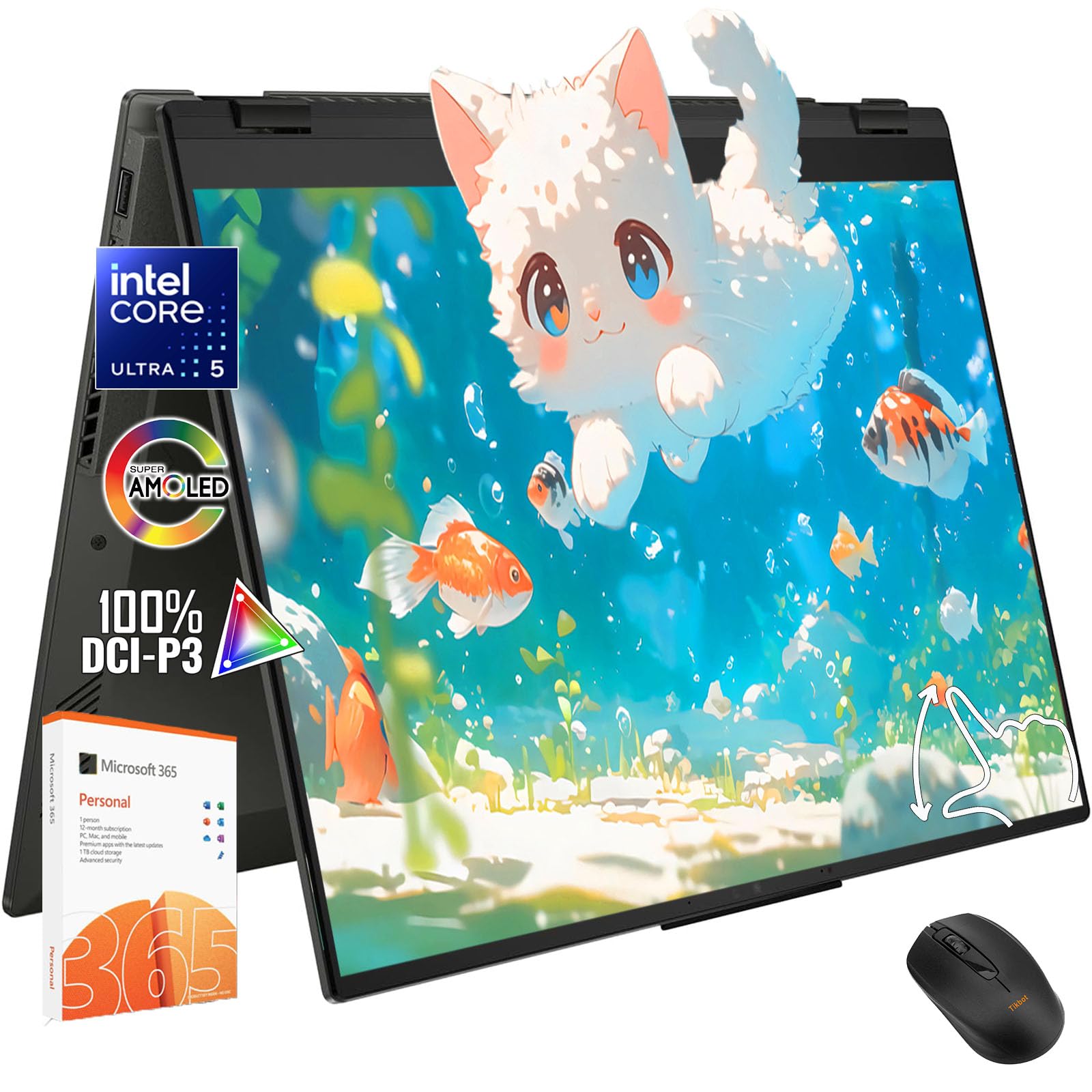 Business Vivobook S 16 Flip 2-in-1 Laptop, 16" WUXGA Touchscreen, Intel Core i9-13900H, 40GB SSD, 4TB SSD, Webcam, HDMI, Wi-Fi 6, Windows 11 Pro, Midnight Black