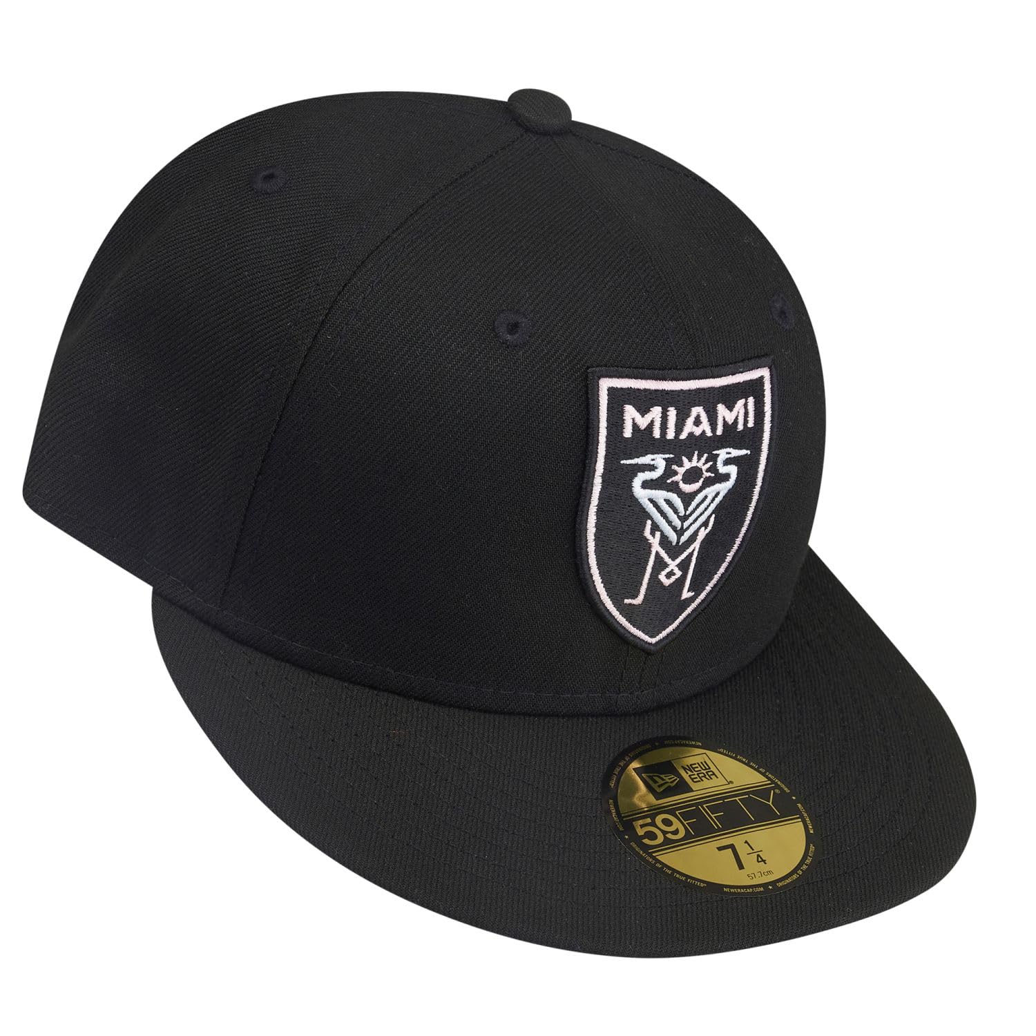 New Era 59Fifty Fitted Cap - MLS Inter Miami czarna, czarny, 57-58