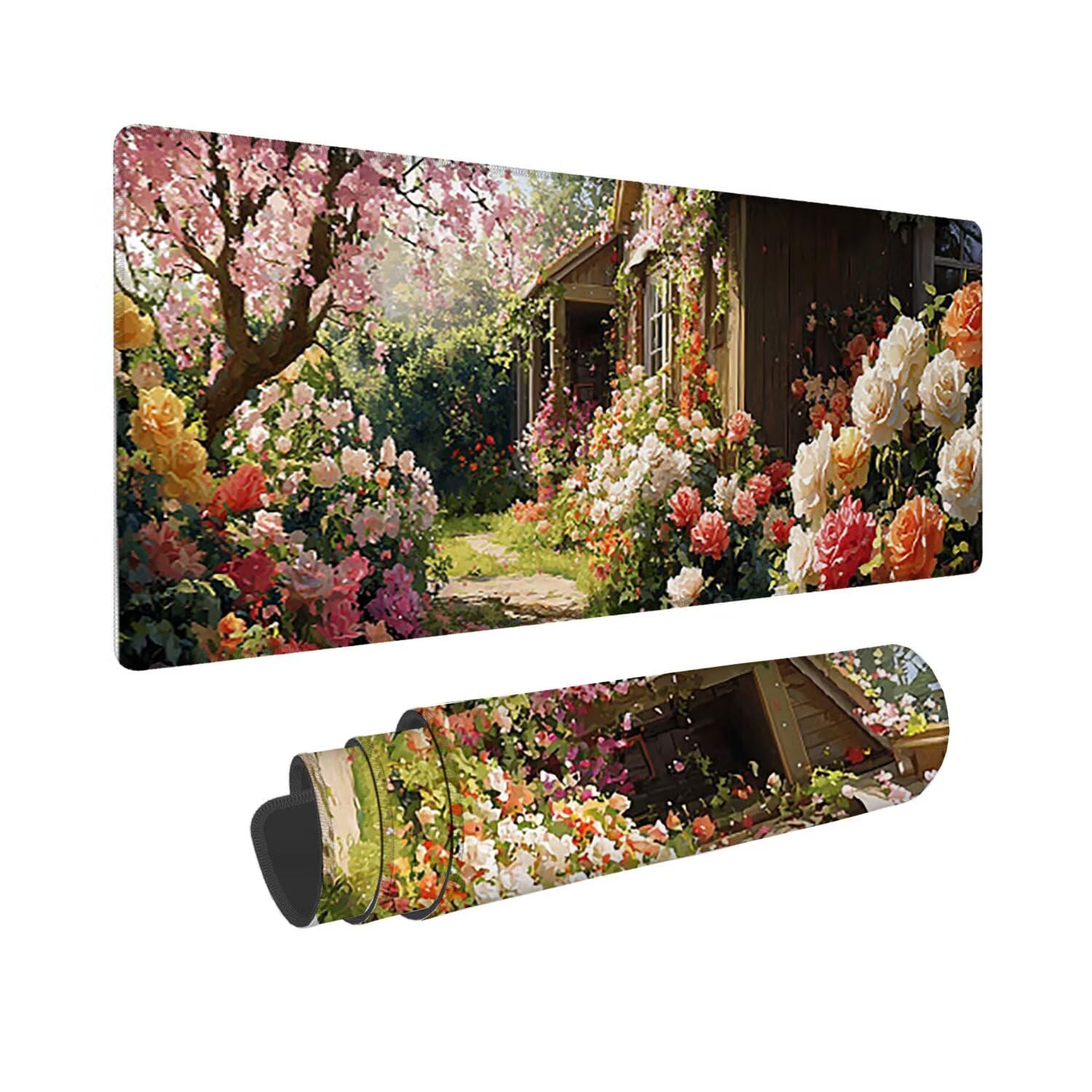 Podkładka pod mysz do gier, 1400 x 600 mm XXL Podkładka pod mysz do gier, duża, antypoślizgowa, wodoodporna, iExtended długa podkładka pod mysz do klawiatury XXL, akcesoria biurowe, do gier, komputera