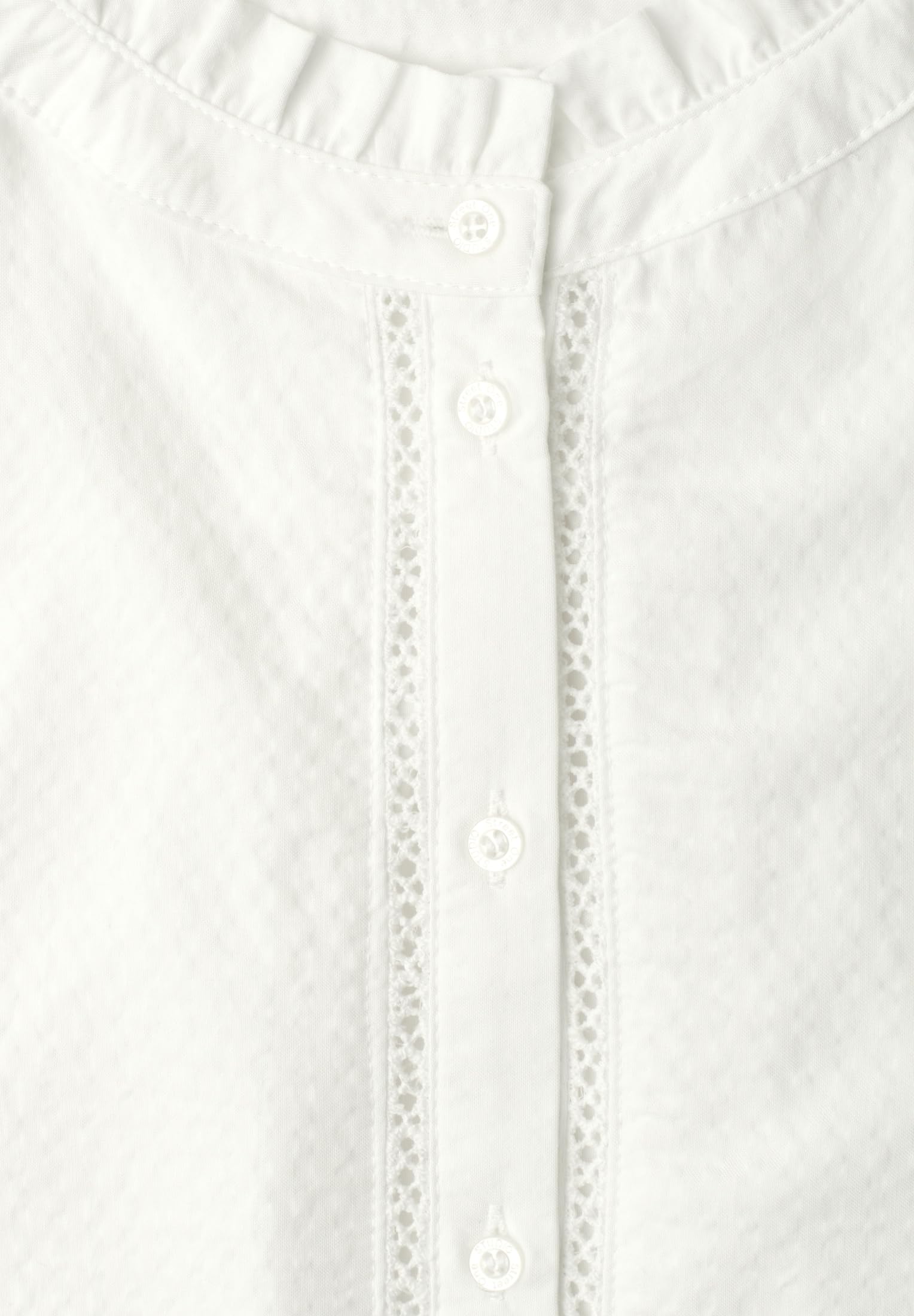 Street One Studio Damen 3413417 3/4-Arm Seersucker Tunika mit Tapedetails (1er Pack)