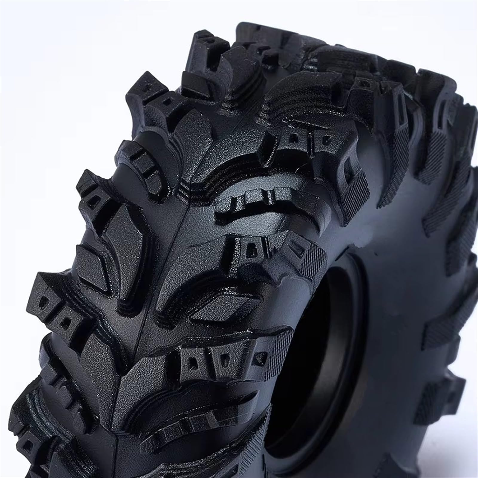 Neumáticos Coche RC para Axial para SCX24 para FMS para FCX24 para TRX4M 1/18 1/24 RC Crawler Upgrade 1.0 Neumáticos para Barro 74 * 27mm para Neumáticos Pegajosos Suaves Súper Grandes para Pantano