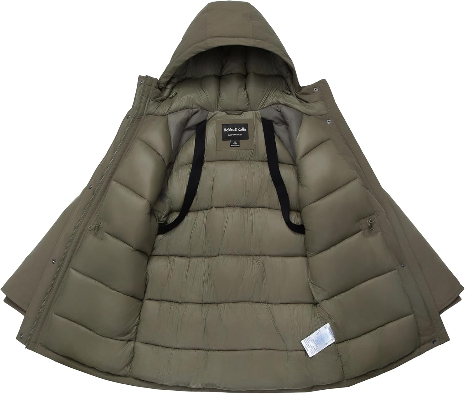 Rokka&Rolla Women’s Water-Resistant Thickened Winter Parka - Image 5