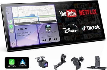11.26 Inch Compatible CarPlay Screen Portable CarPlay & Android Car