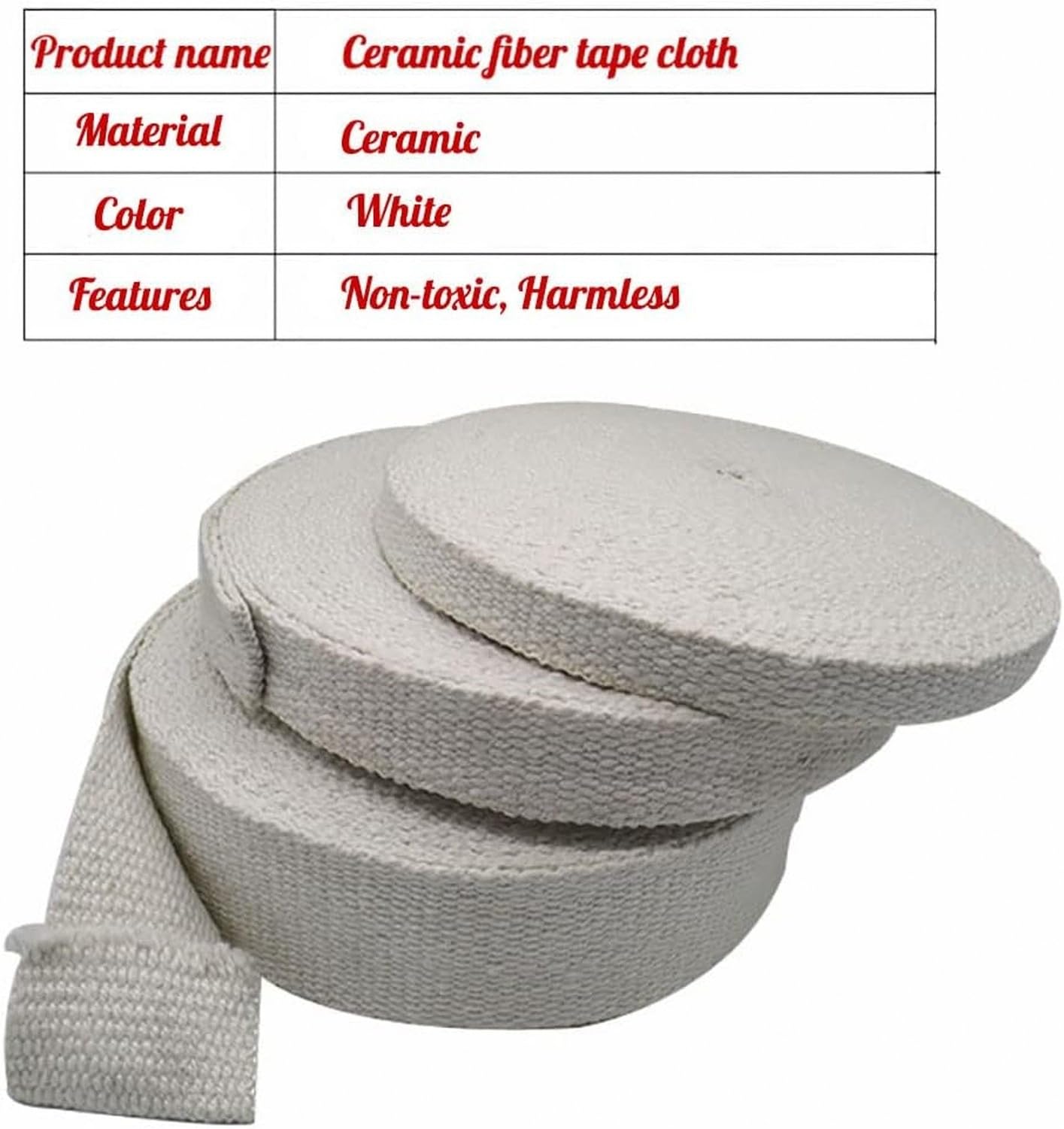 Strisce in fibra ceramica isolanti, nastro, 1000*500*3mm, 1000*500*3mm