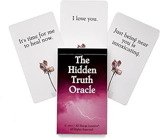 All Things Intuitive - The Hidden Truth Oracle Card Deck - Love, Romance, Twin Flame, and Soulmate Messages - 54 Relations...