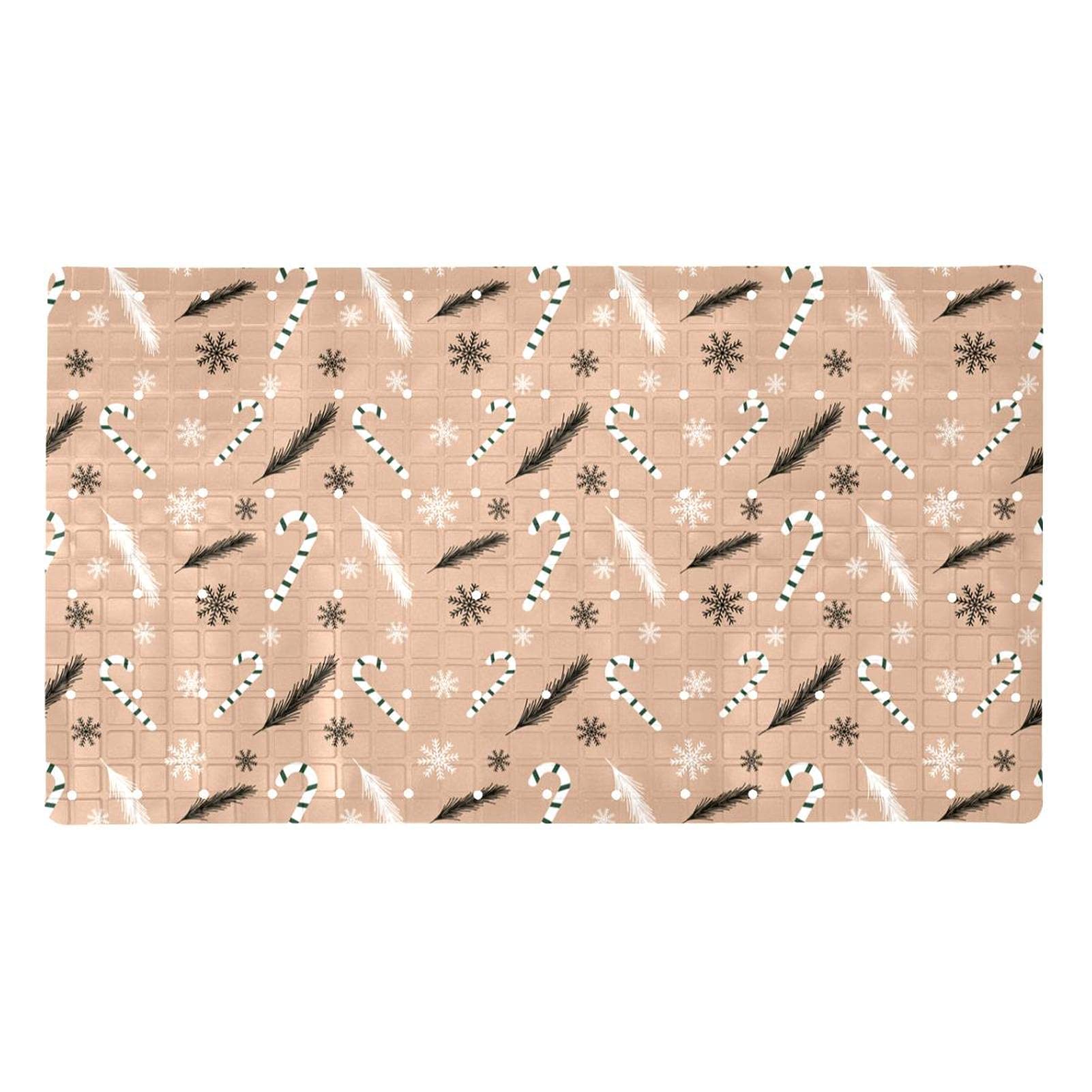 Tapis de bain flocon de neige pour sécuriser la baignoire des enfants pendant le rituel du soir