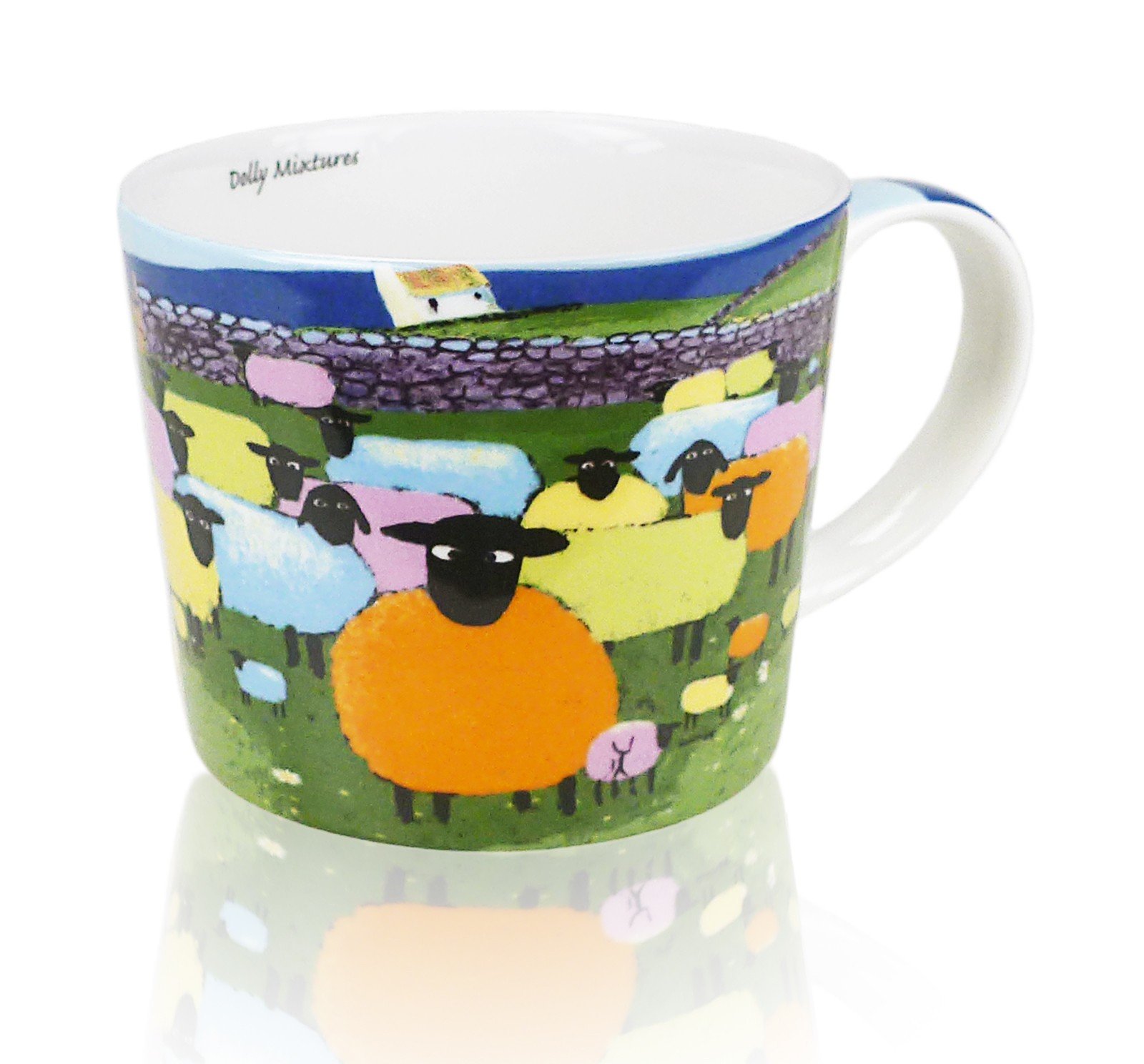 Thomas Joseph Multicoloured Single Mug, Dolly Mixtures